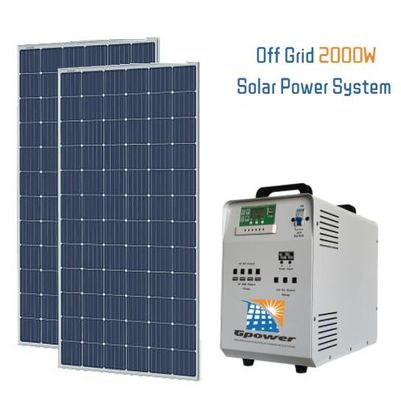 2kW TUV συστημάτων παραγωγής ηλιακής ενέργειας κατοικημένα ηλιακά ηλεκτρικά συστήματα