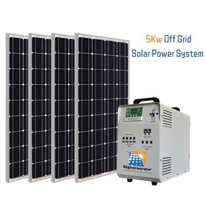 Εξάρτηση 6 εγχώριων ηλιακών συστημάτων του ISO 5000Watt DIY εισαγωγές